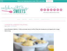 Tablet Screenshot of celebratingsweets.com